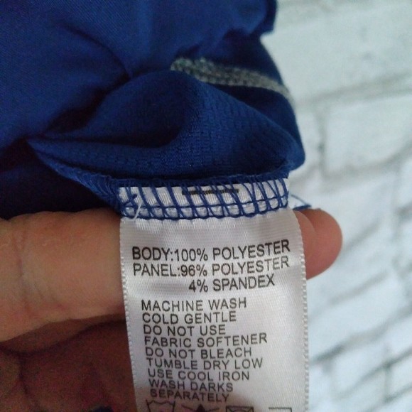 Boombah Softball Baseball Jersey Shirt Mens Medium Blue Moisture Wicking - Picture 6 of 9